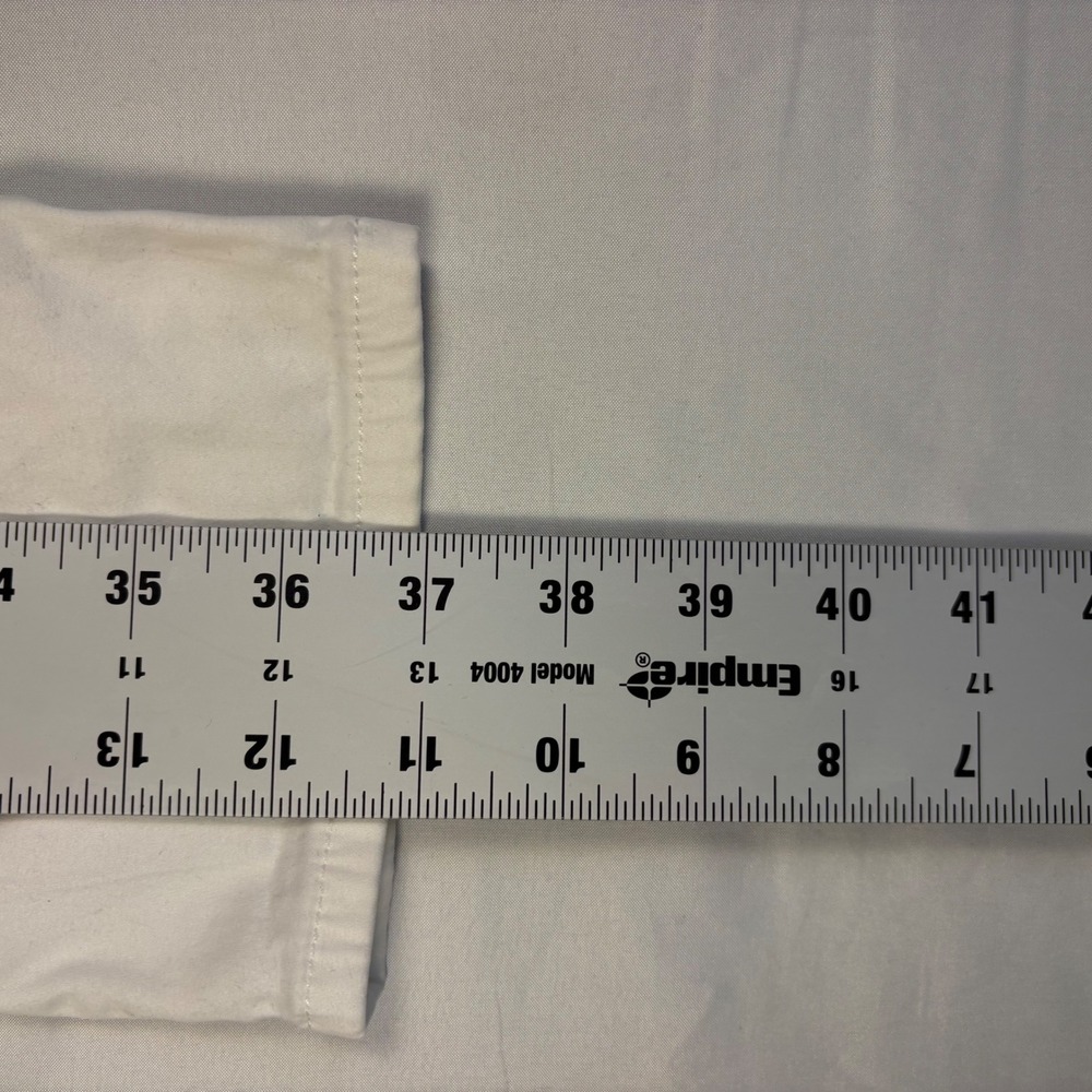 Chicos Large White Denim Straight Leg Jeans Womens Five Pocket Pants - Picture 5 of 12
